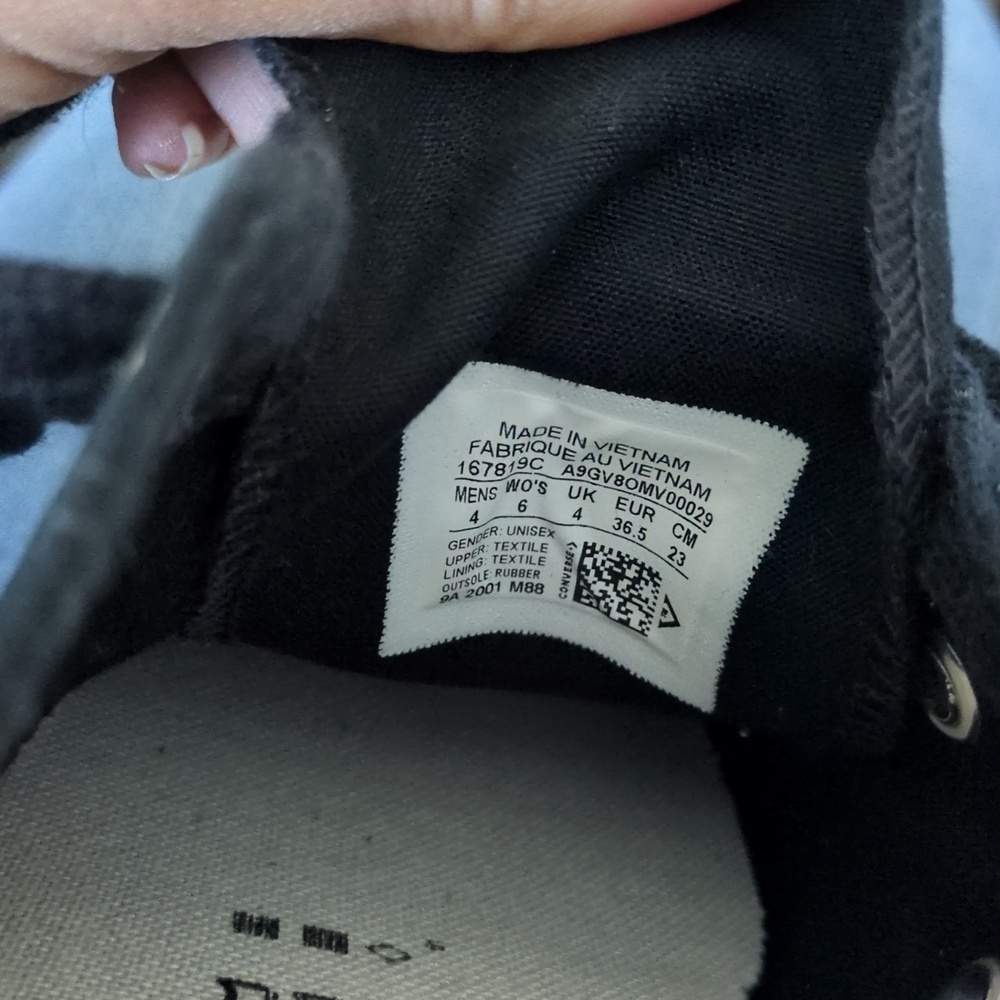 Converse Chuck 70 Low 'Clean N Preme Black Sneaker Sz 6 - Picture 5 of 5